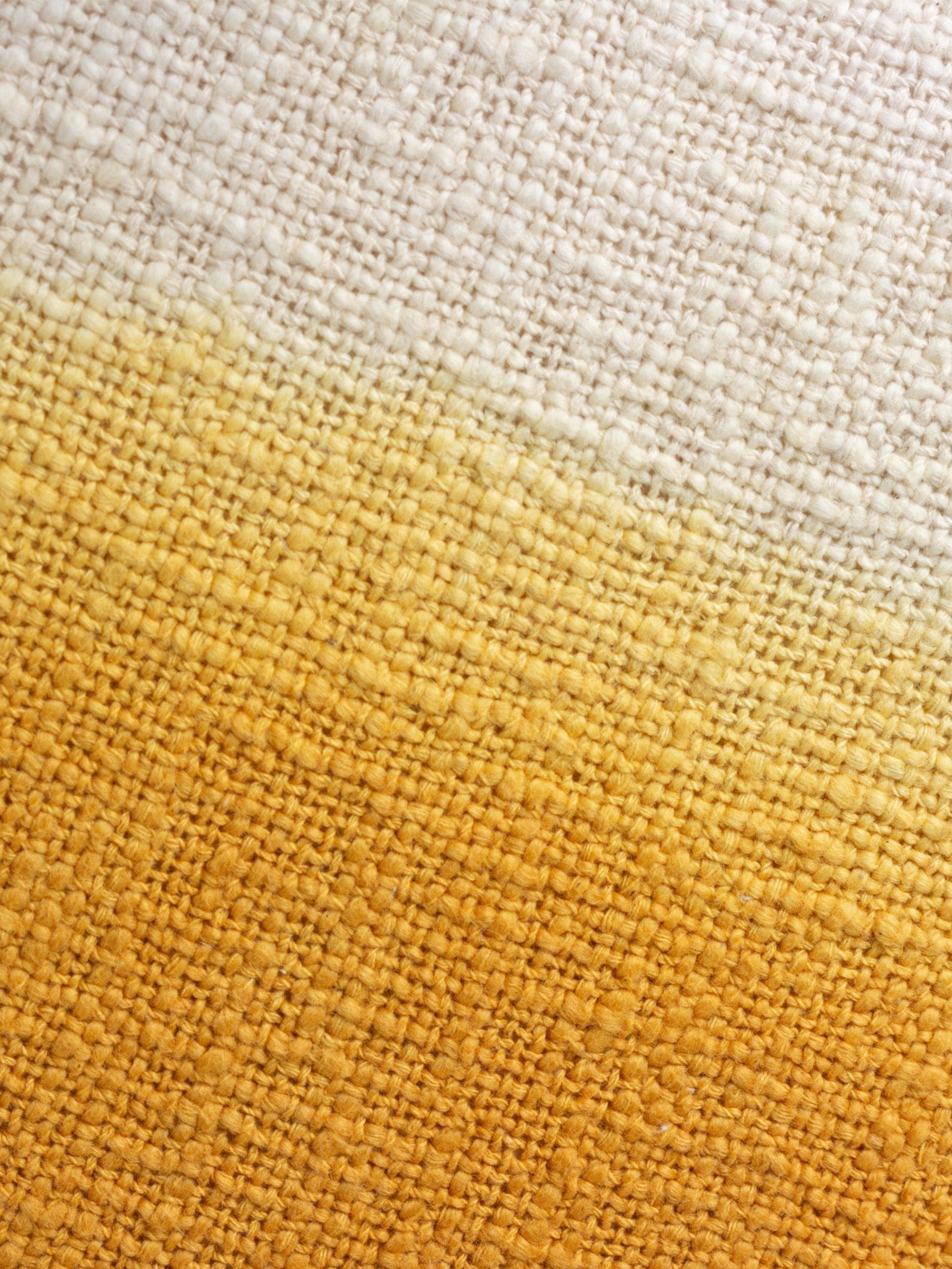 Furn Mizu cushion ochre yellow 50cm, imported from the UK