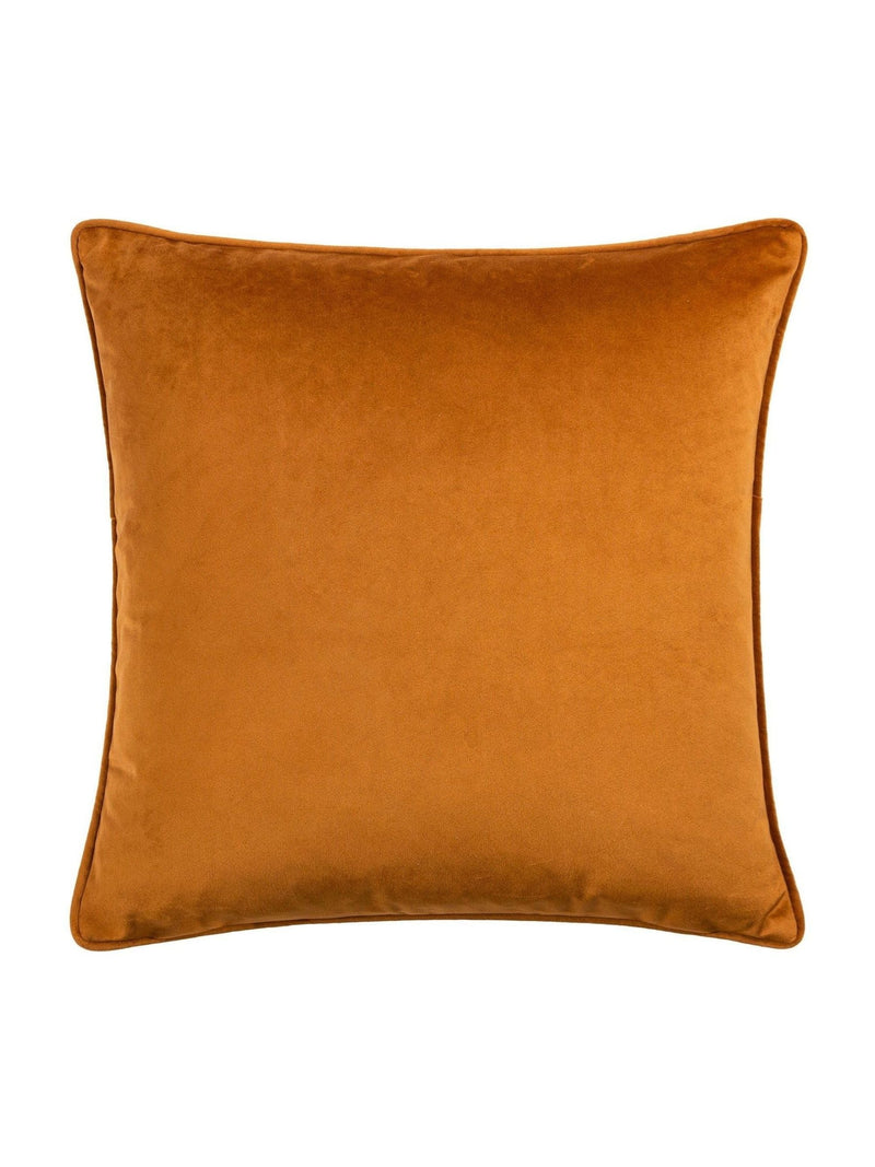 HÖEM Bronze Malans geometrisches Kissen aus Schnittvelours (britische Marke)
