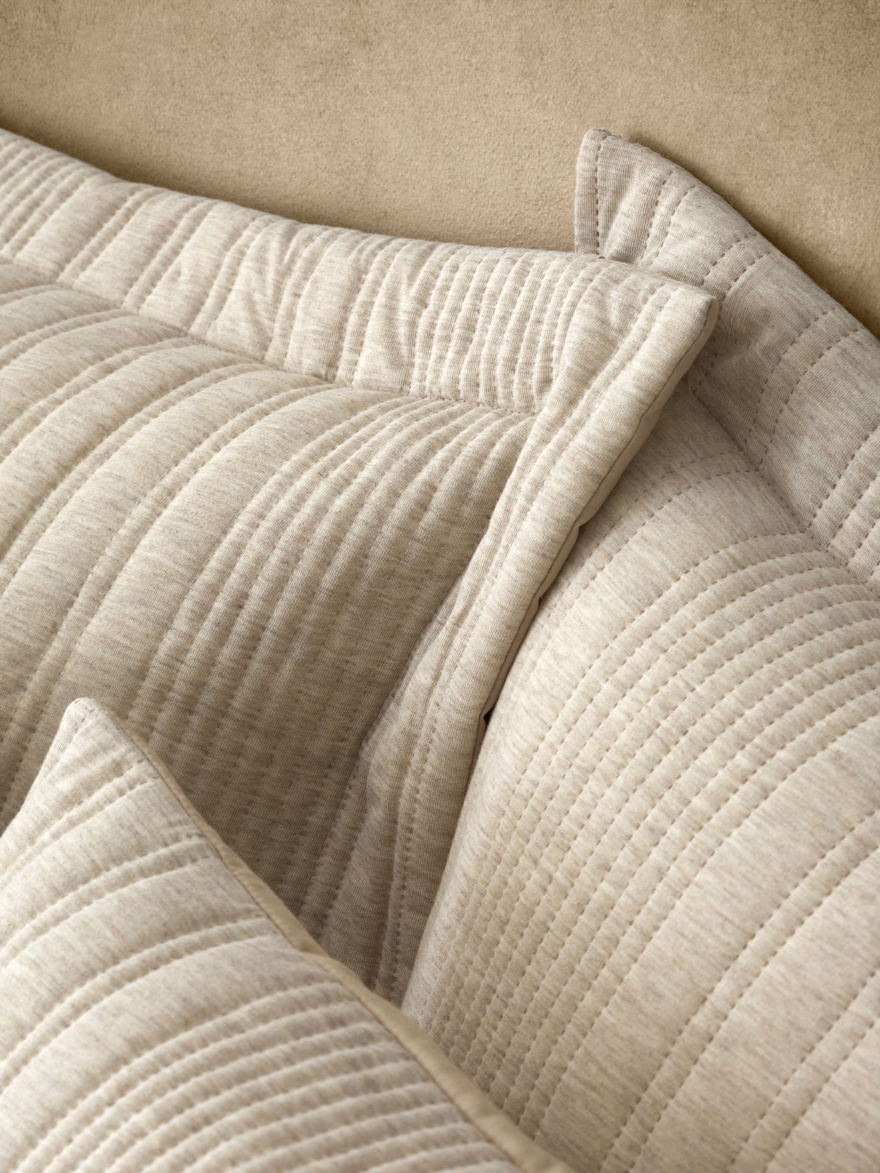 Pineapple Elephant natural tamba jersey stripe pillowcases set of 2, UK version