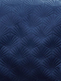 Catherine Lansfield Blue Art Deco Pearl Throw - British product