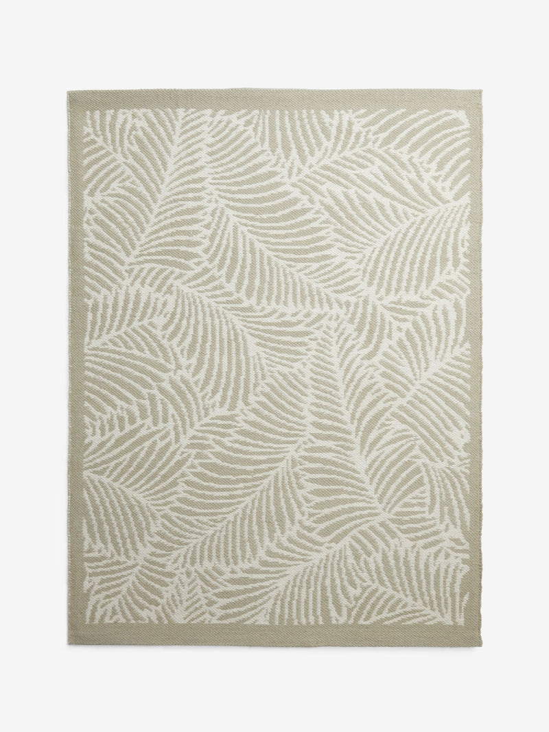 Nina Campbell tree fern flatweave wool rug, UK version