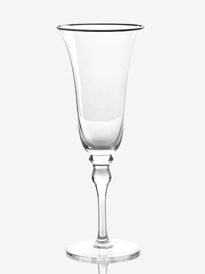 Neste Nina Campbell Grønn Kant Eng Champagneglass Sett med 4 - Kjøp online hos McGrocer