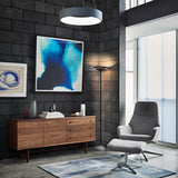 John Lewis Finn LED hoop ceiling light metallic (British brand)