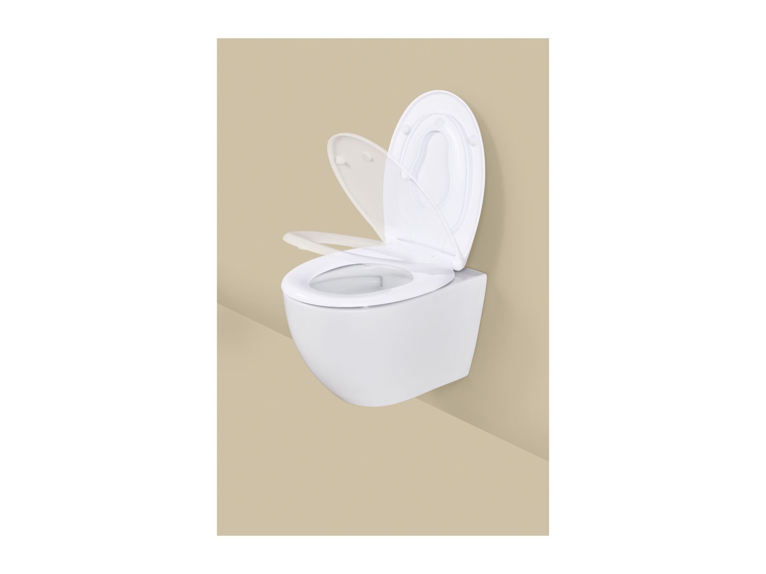 Family toilet seat with soft close and child seat (British brand)