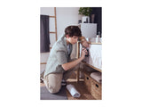 Self-adhesive film white marble design 45cm x 10m, UK version