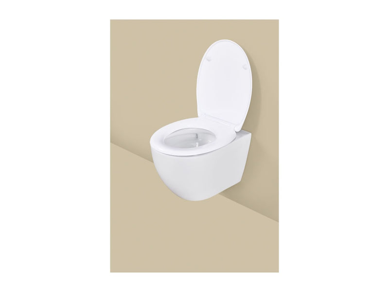 Duroplast toilet seat with soft-close mechanism - British product
