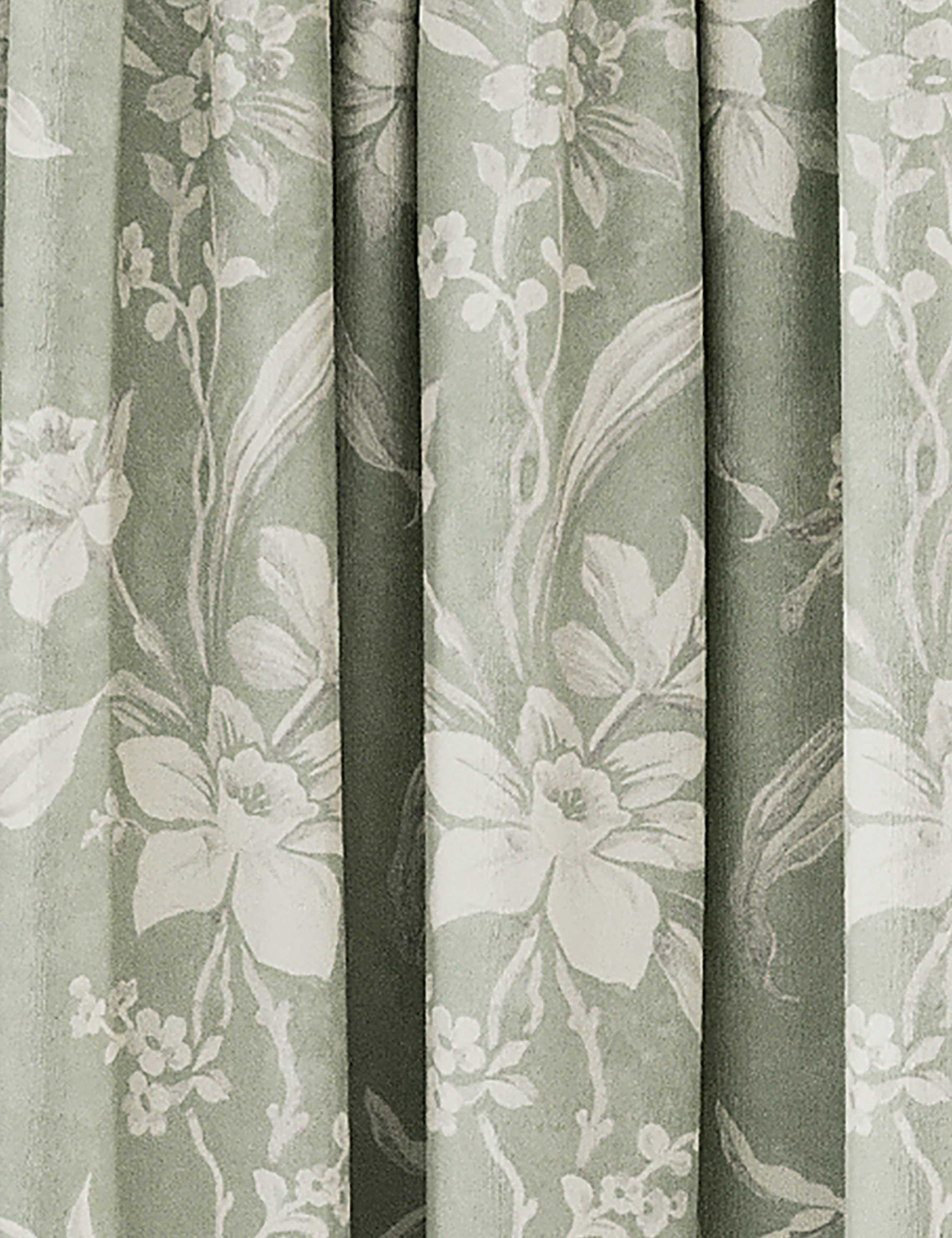 V&A cotton blackout curtains floral pattern, imported from the UK