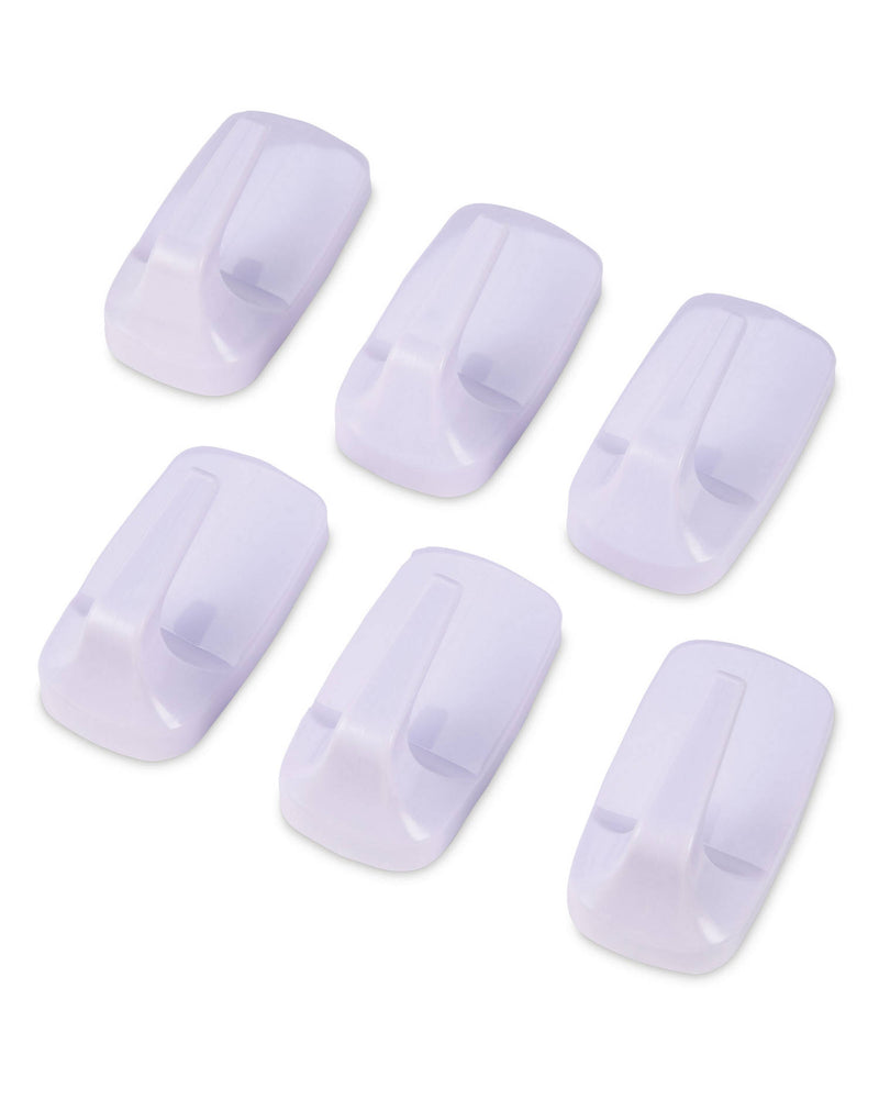 Self-Adhesive Damage-Free Hanging Hooks (White, Set of 2)