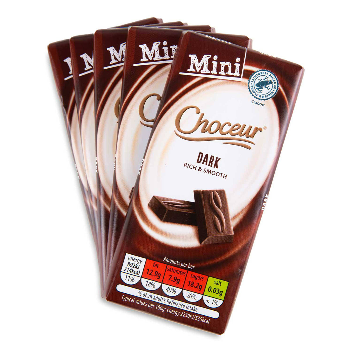 Dark chocolate mini tablets 5 pack - British product