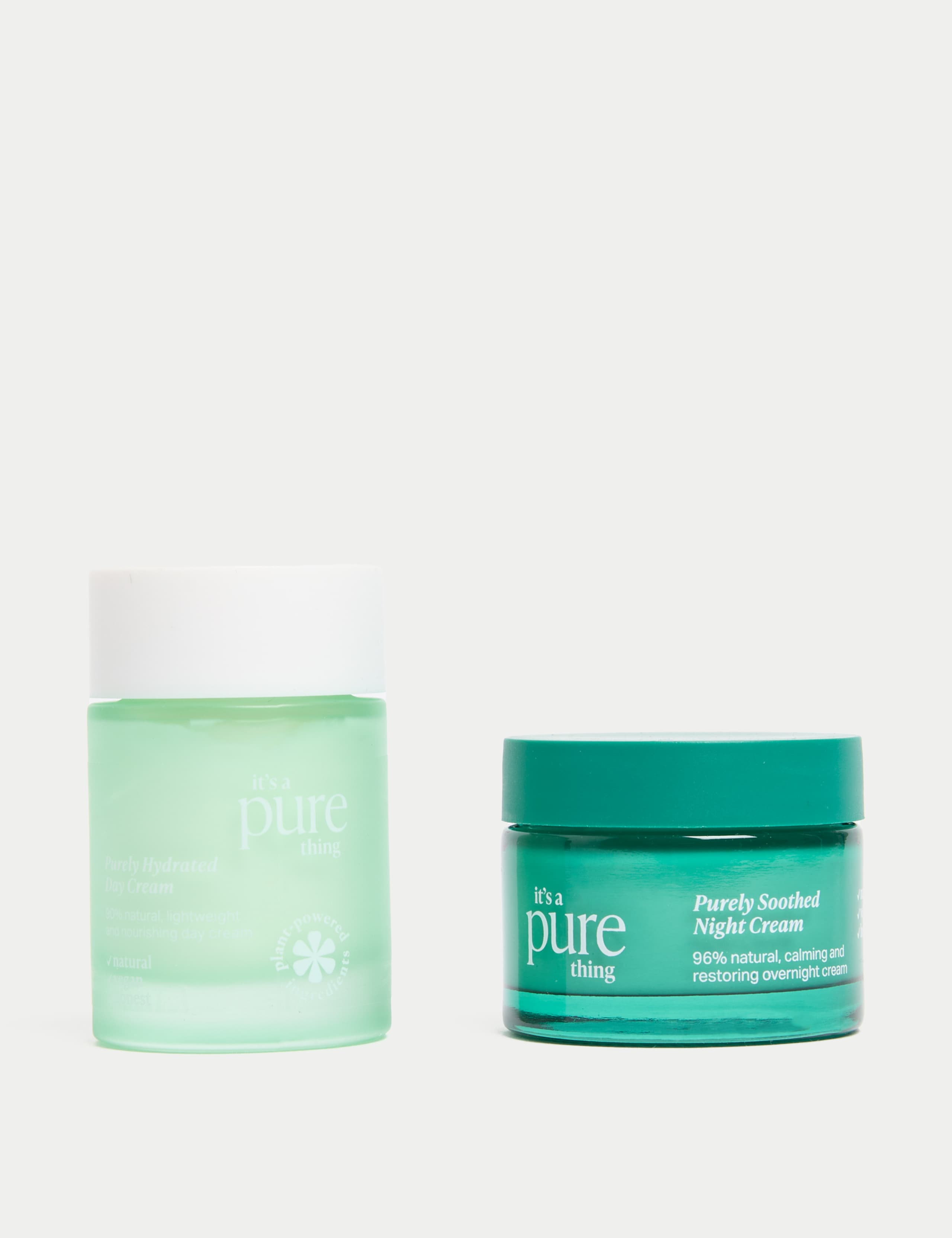 Pure Day and Night Duo facial moisturiser set - British product