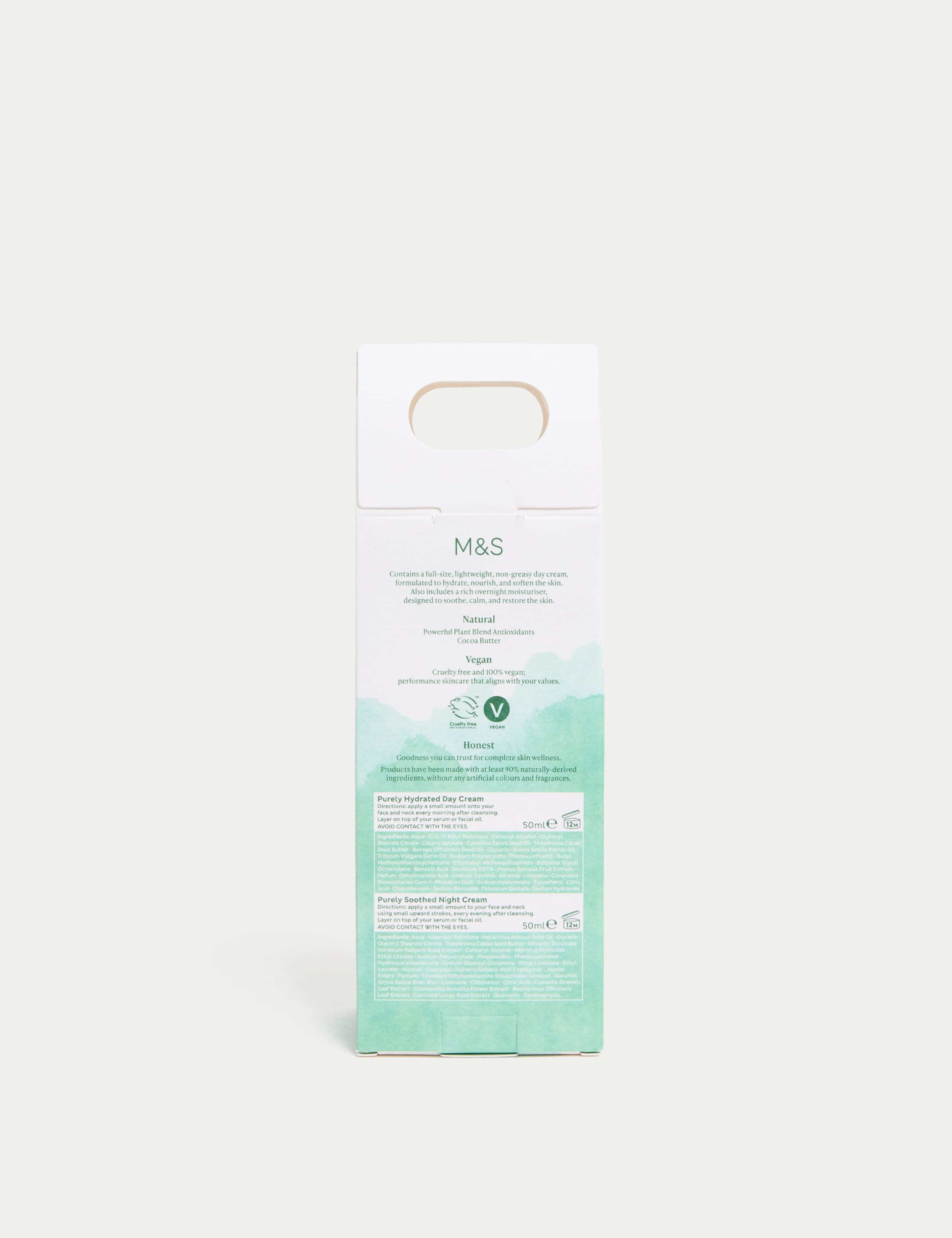 Pure Day and Night Duo facial moisturiser set - British product