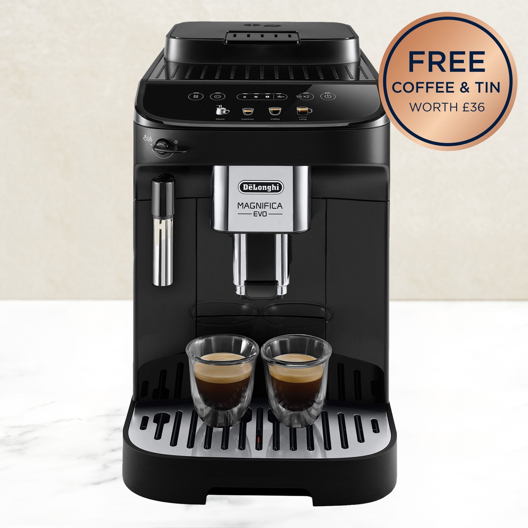 De'Longhi Magnifica Evo Automatic Bean to Cup Coffee Machine - British product