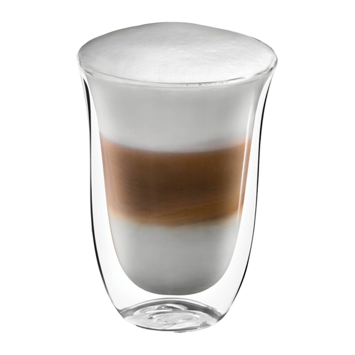 De'Longhi latte glass double-walled set of 2 - British product