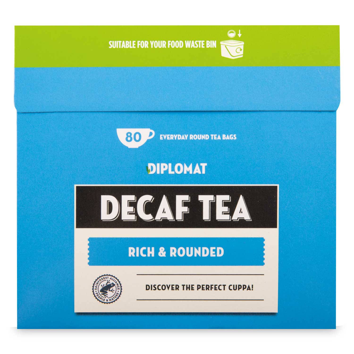 Decaf tea bags 80 pack, imported from the UK