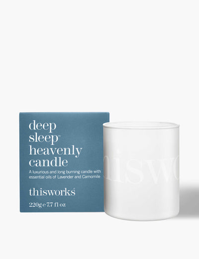 M&S THISWORKS Deep Sleep Heavenly Candle Lavender & Camomile Scented Candle 220g- Buy online at McGrocer