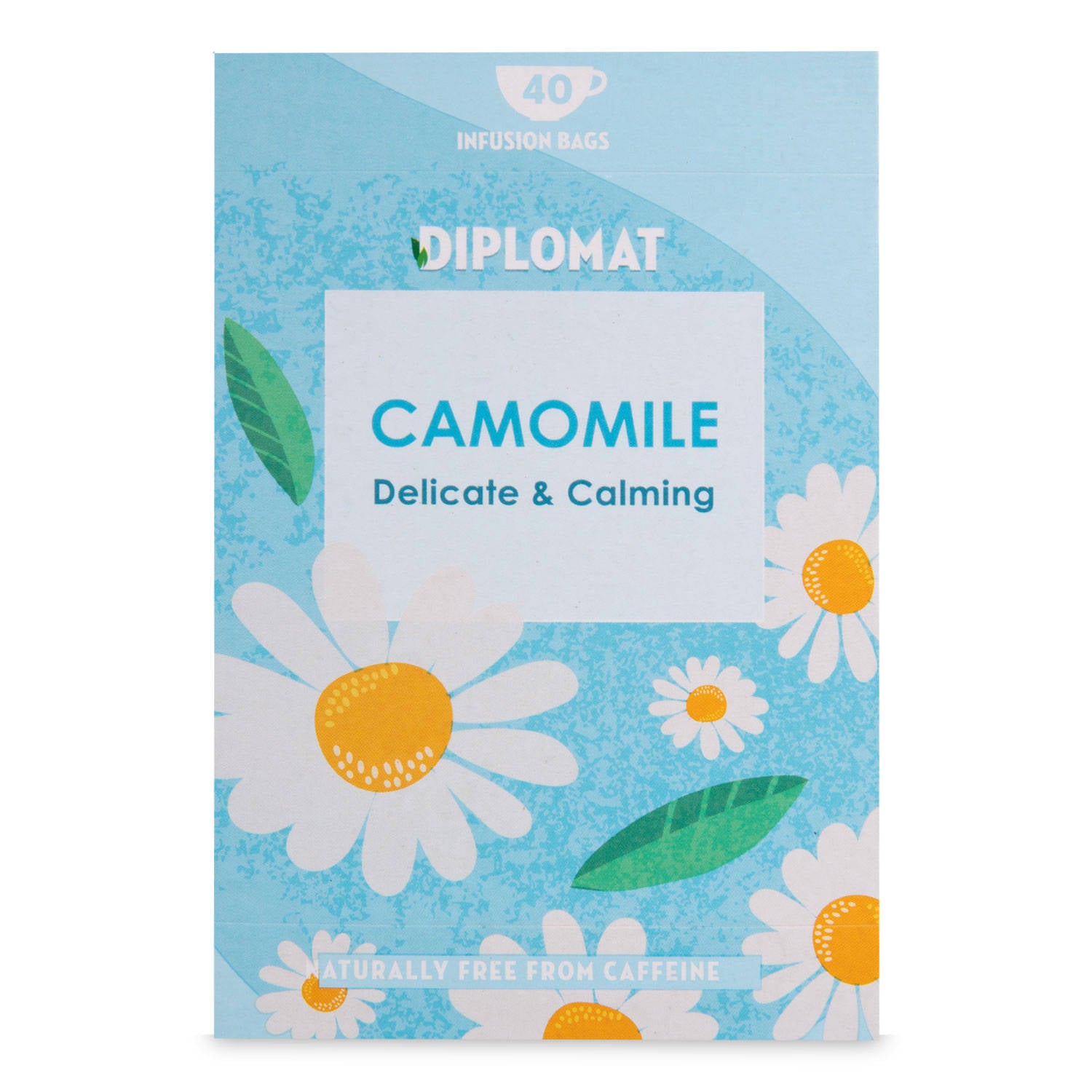 Camomile tea bags 40 pack calming herbal tea (British brand)