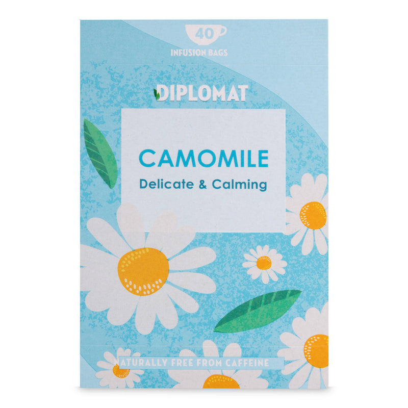 Camomile tea bags 40 pack calming herbal tea (British brand)