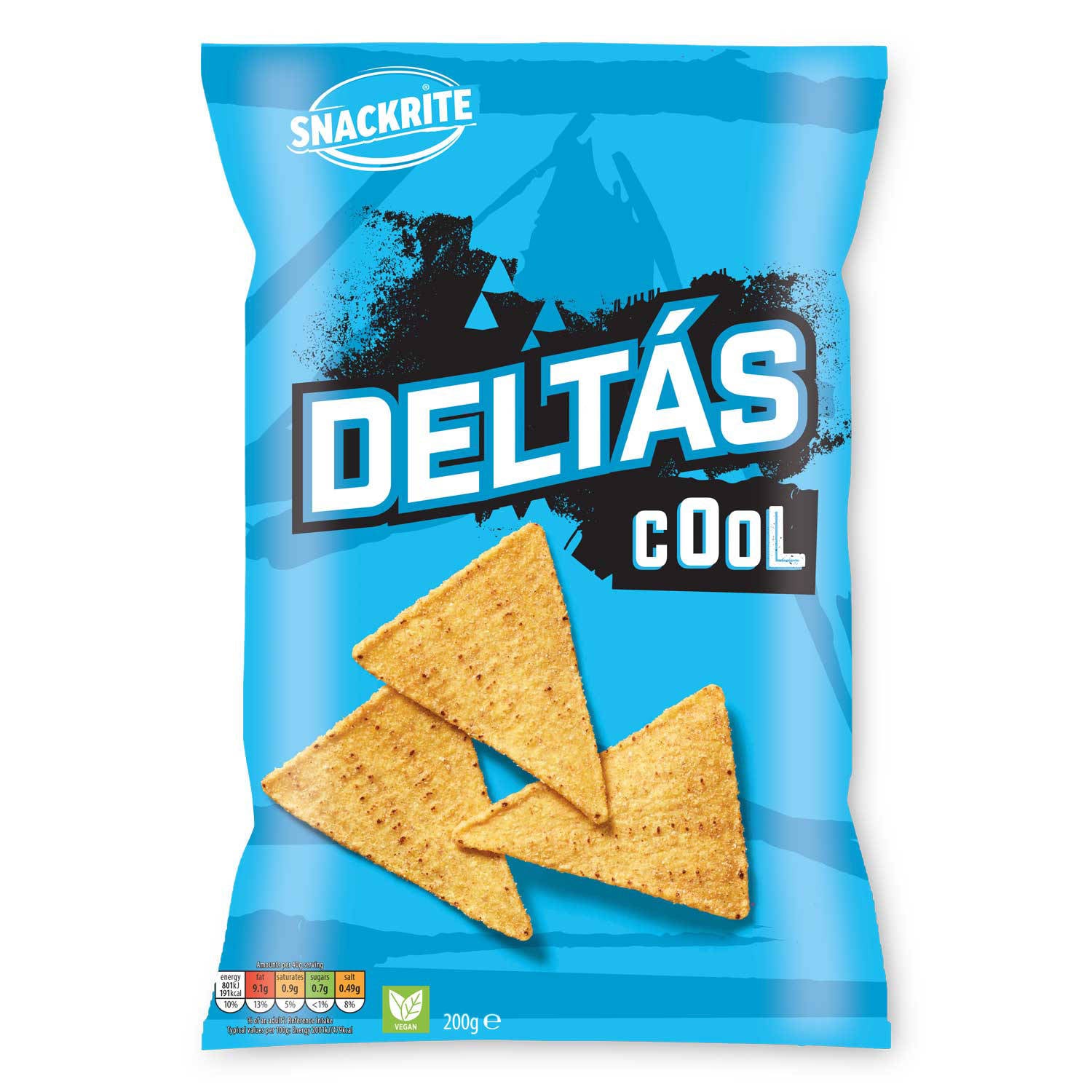 Deltas Cool tortilla chips party snack - British product