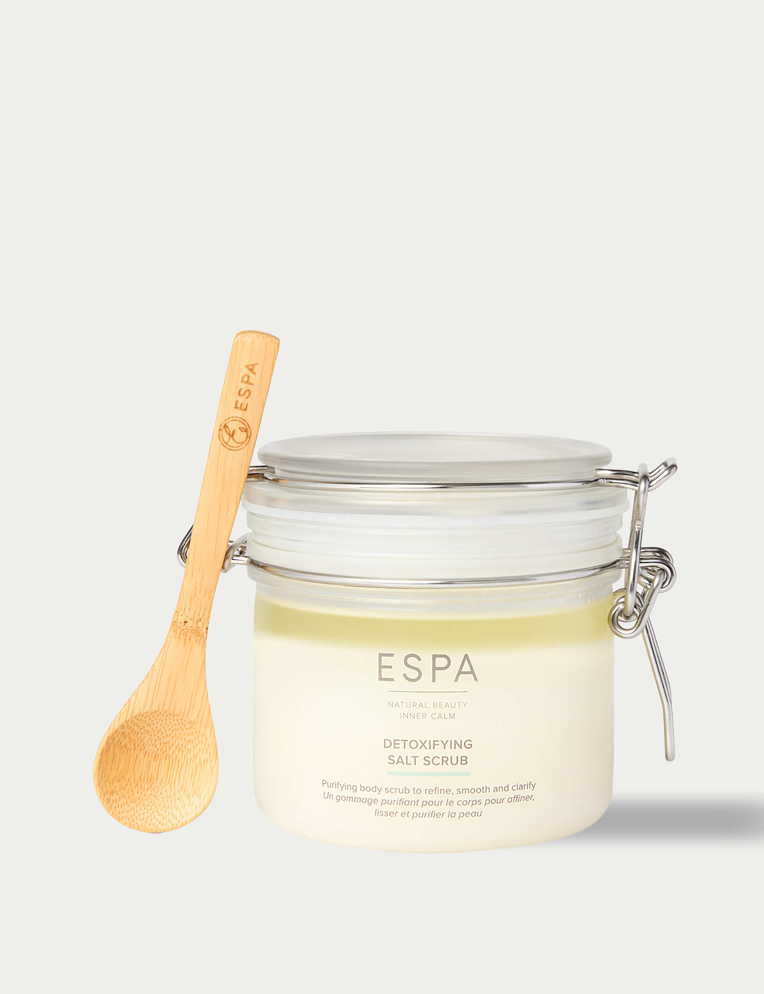 ESPA detoxifying salt scrub 500g jar - British product