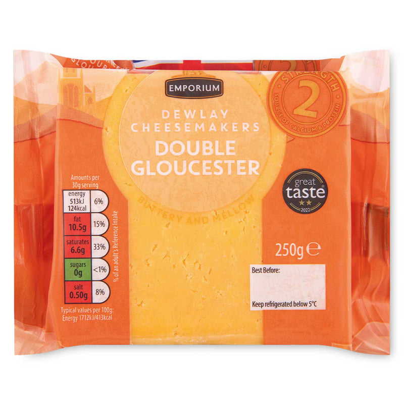 Dewlay Cheesemakers Double Gloucester cheese - British product