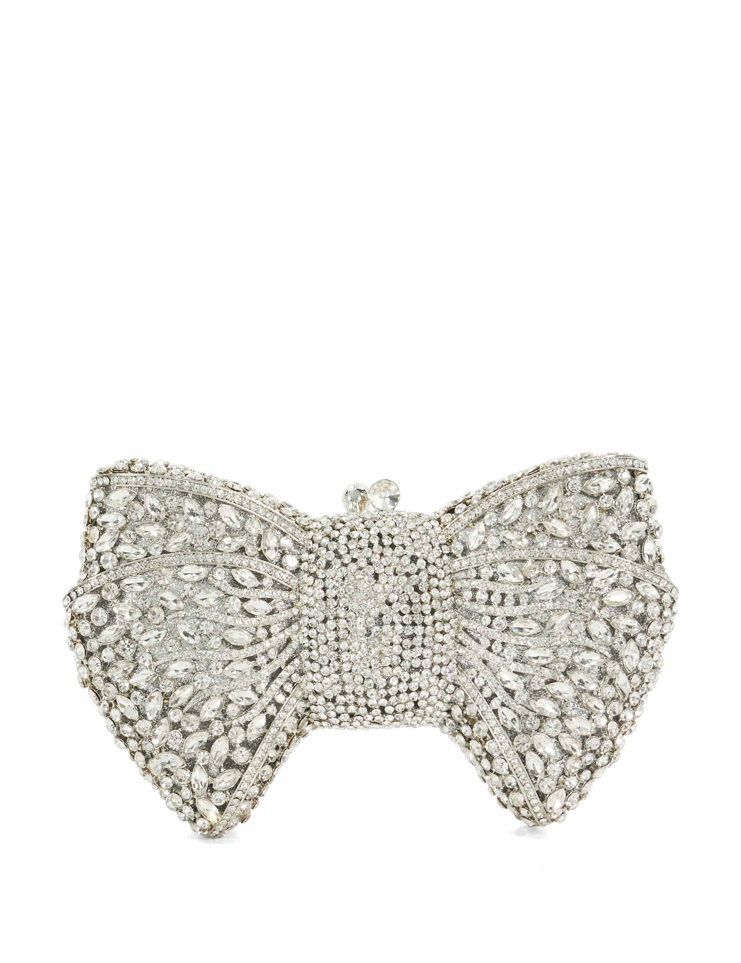 Dune London diamante bow mini clutch bag, UK version