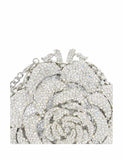 Dune London diamante flower chain strap clutch bag - British product