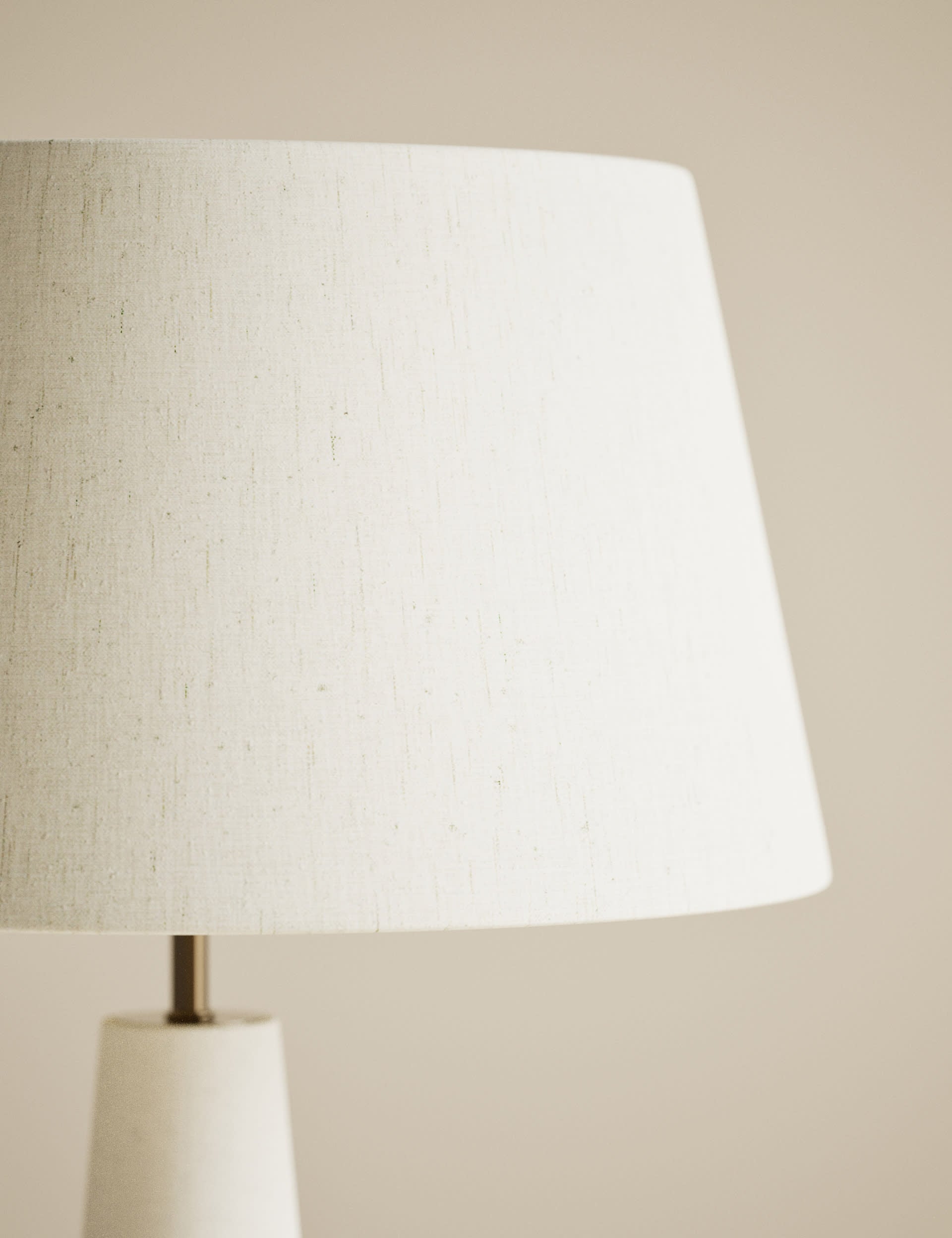 Floor lamp with diffused fabric shade 130 cm (British brand)