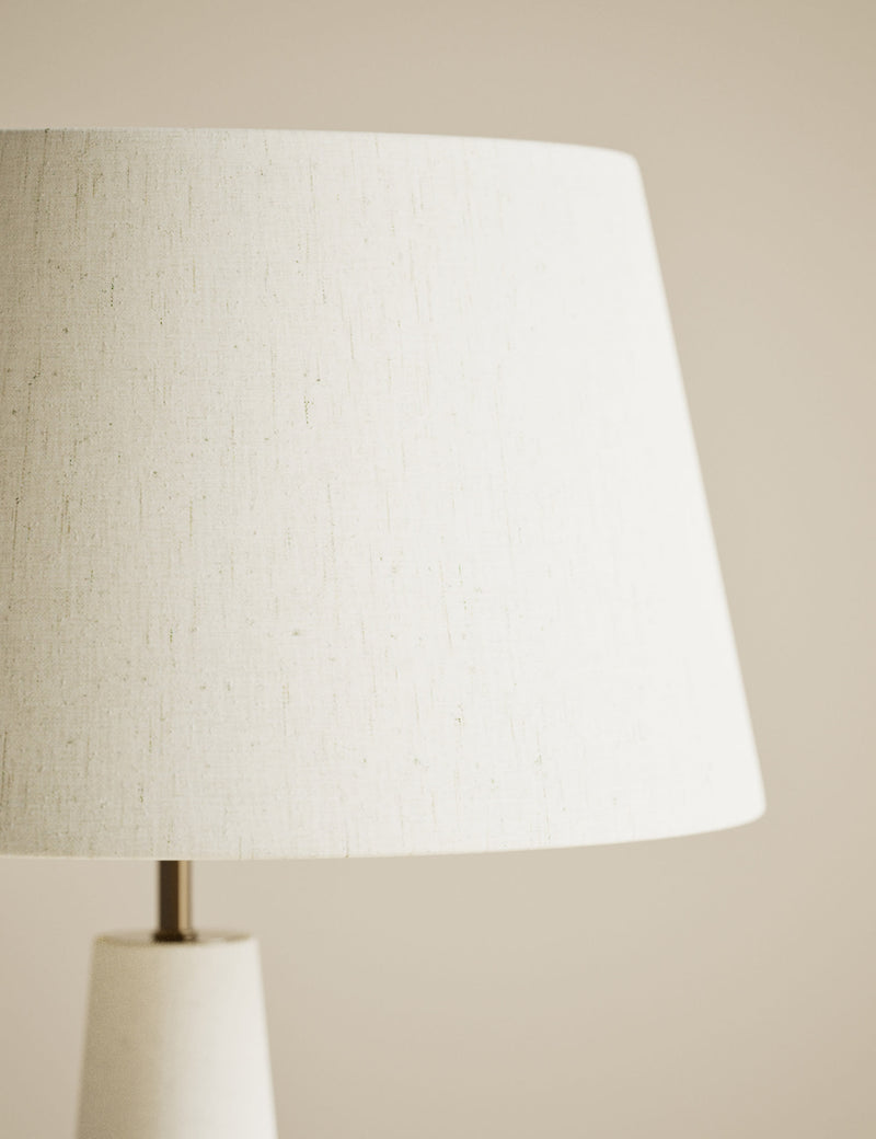 Floor lamp with diffused fabric shade 130 cm (British brand)