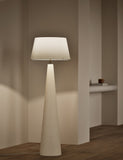 Floor lamp with diffused fabric shade 130 cm (British brand)