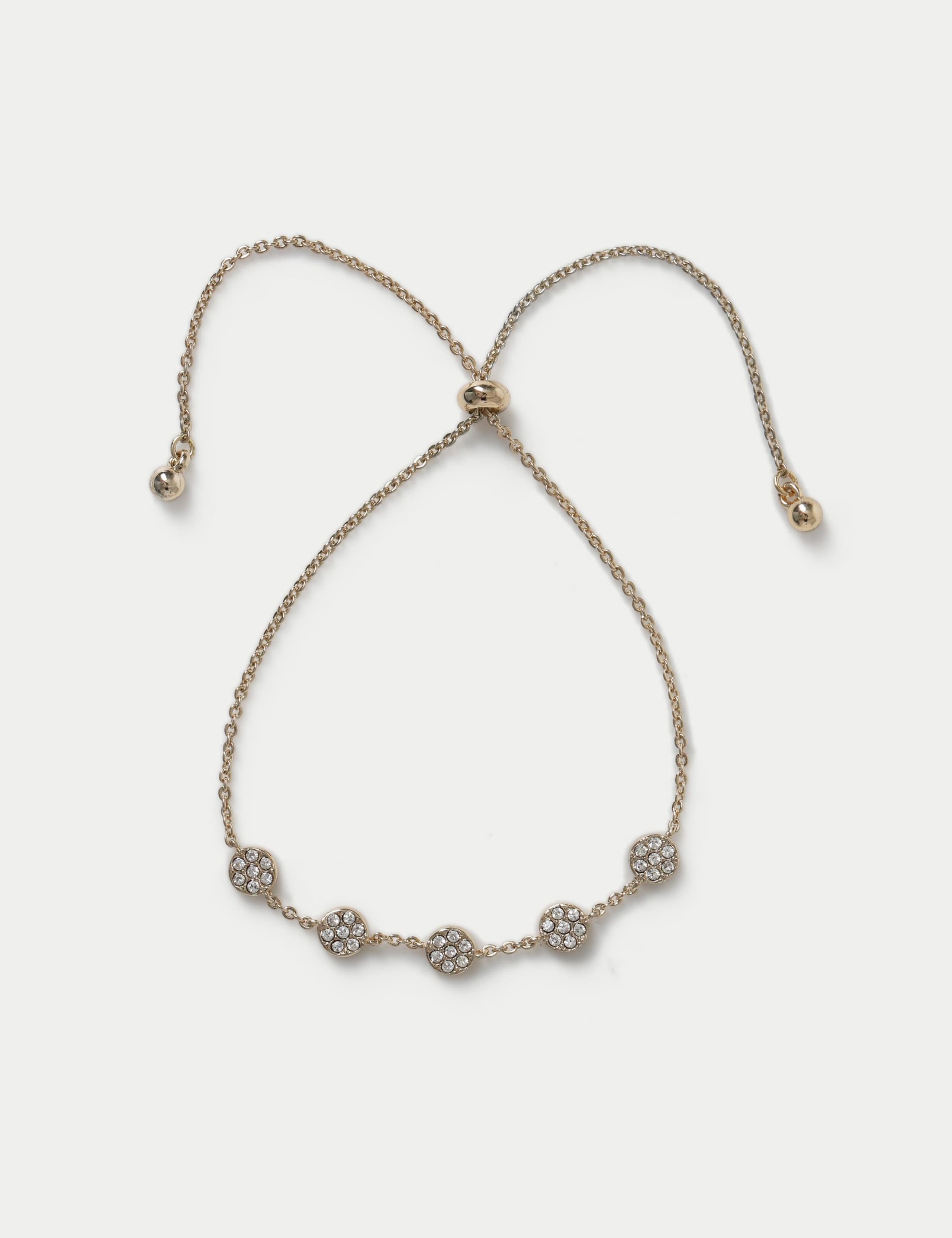 Disc Ditsy bracelet metal design, imported from the UK