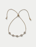 Disc Ditsy bracelet metal design, imported from the UK