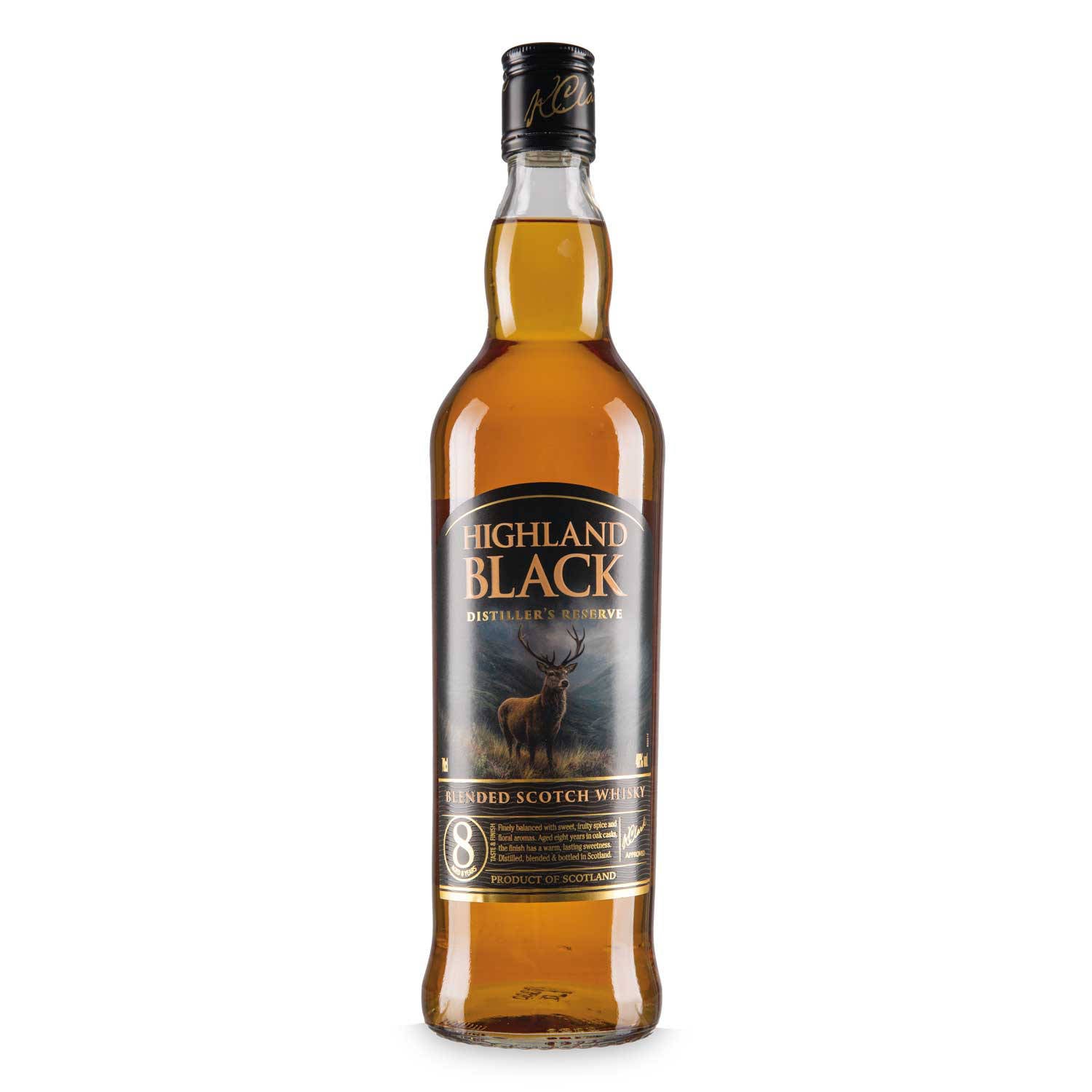 Distiller's Reserve blended Scotch whisky aged 8 years - British product