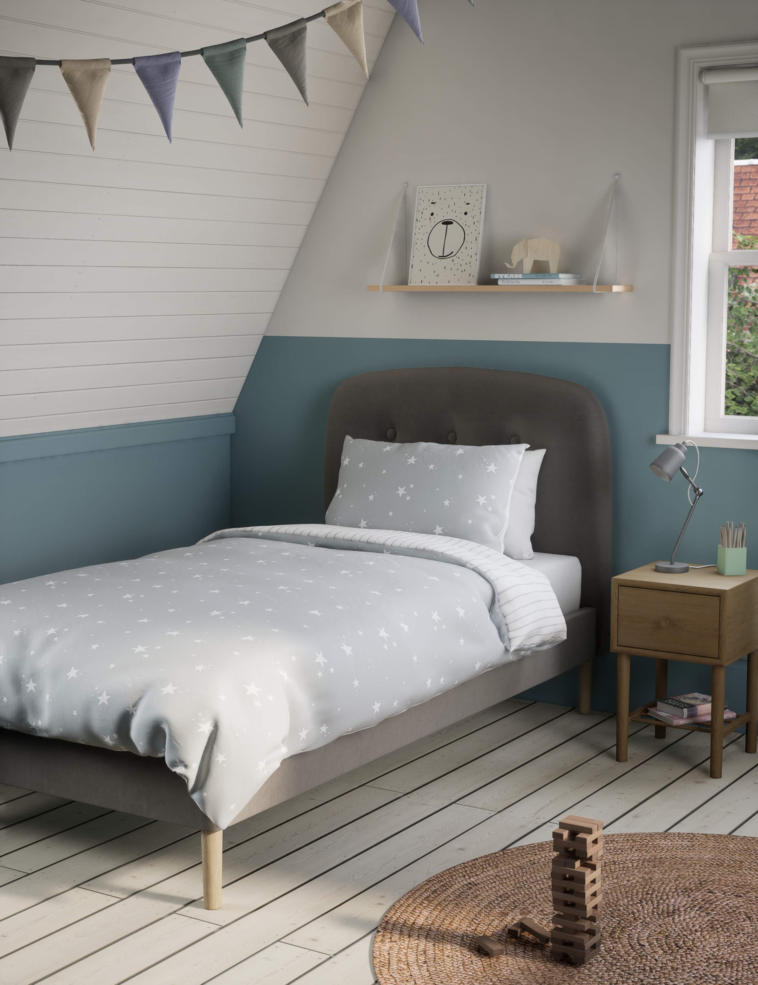 Ensemble de literie riche en lyocell Ditsy Stars