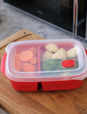 Good2Heat divided microwave container 24.5x16x7cm (British brand)