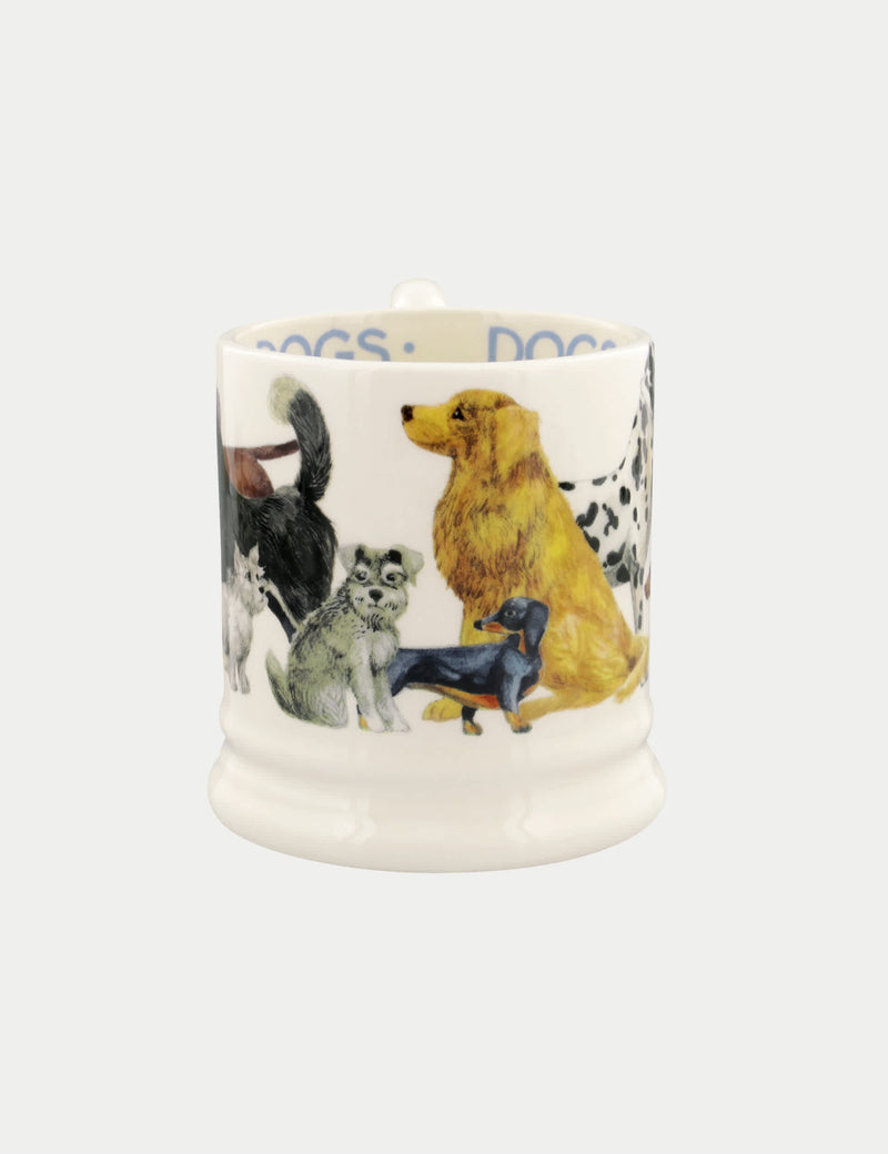 Emma Bridgewater ceramic mug with dog design 300ml - British product