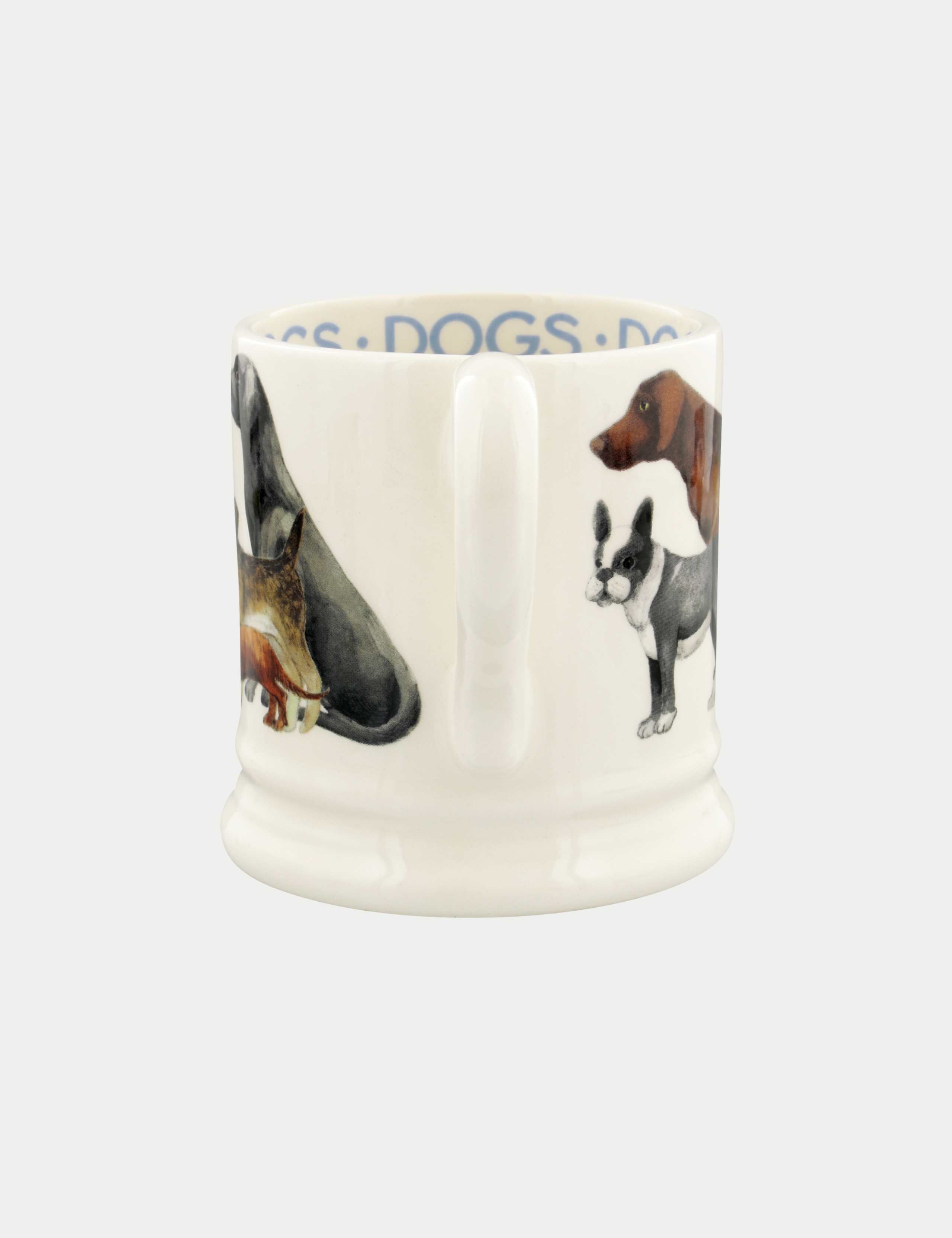 Emma Bridgewater ceramic mug with dog design 300ml - British product