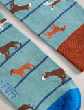 White Stuff dog design cotton rich socks - British product