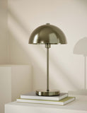 Dome table lamp in refined metal 34.6 cm - British product