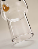 Dot Carafe glass decanter with abstract dot design - British product