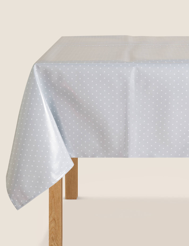 Dotted wipe clean tablecloth 140x230 cm - British product