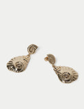 M&S double shell drop earrings 49mm - British product