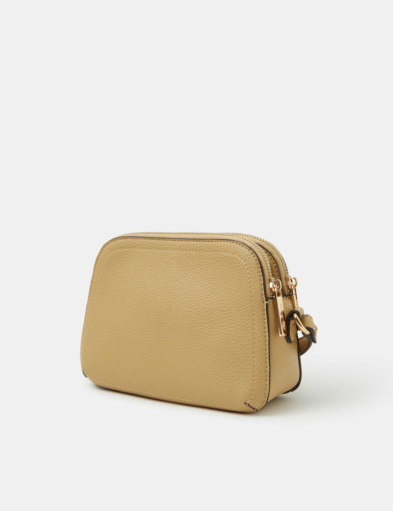 Accessorize Double Zip Cross Body Bag, imported from the UK