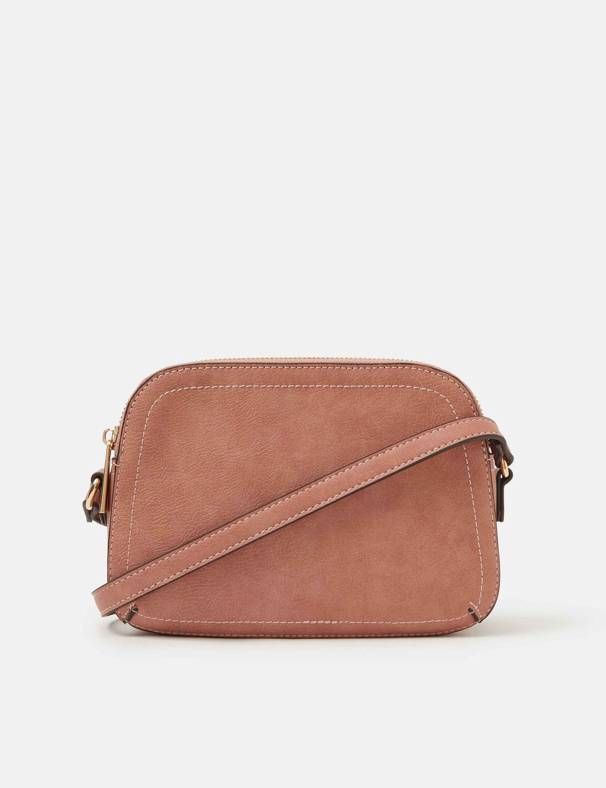 Accessorize double zip cross body bag, imported from the UK