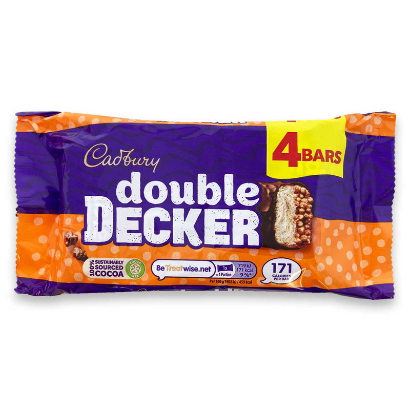 Double Decker chocolate bars 4 pack - British product