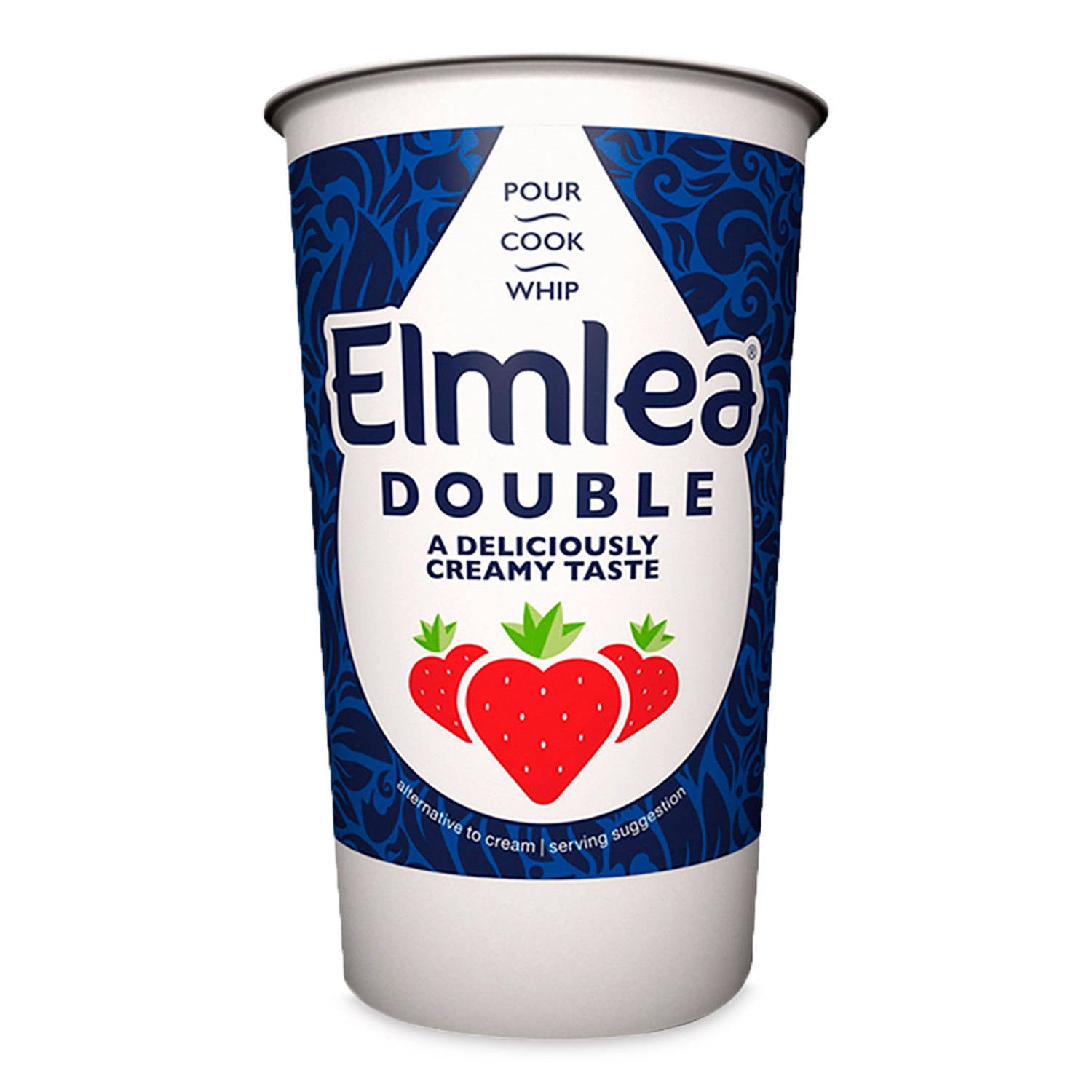 Elmlea Double cream alternative for desserts, British product