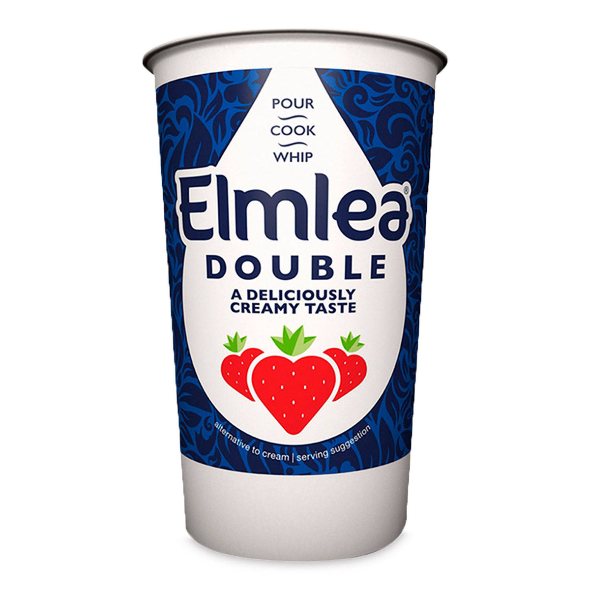 Elmlea Double cream alternative for desserts, British product