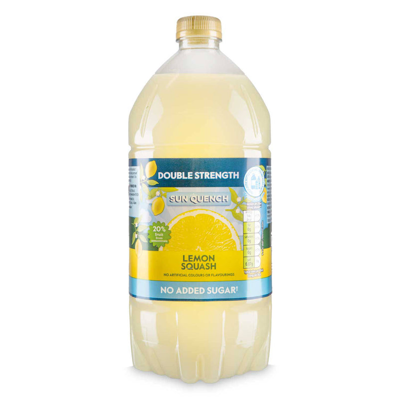 Lemon squash double strength no added sugar 1.5L (British brand)