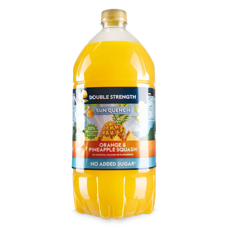 Fruit squash orange and pineapple 1.5L (British brand)