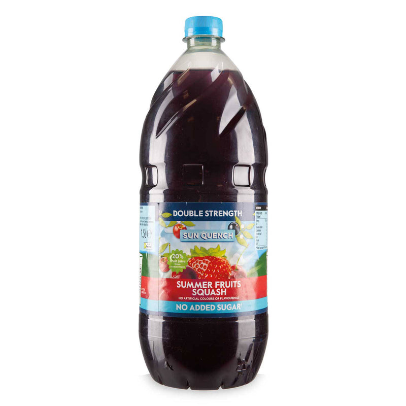 Summer fruits double strength squash 1.5L, UK version