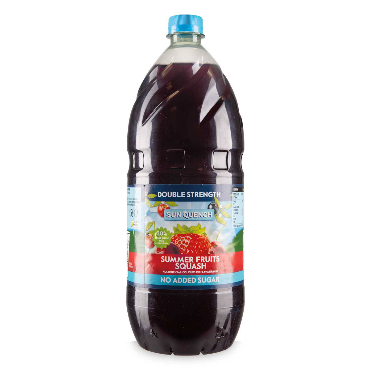 Summer fruits double strength squash 1.5L, UK version